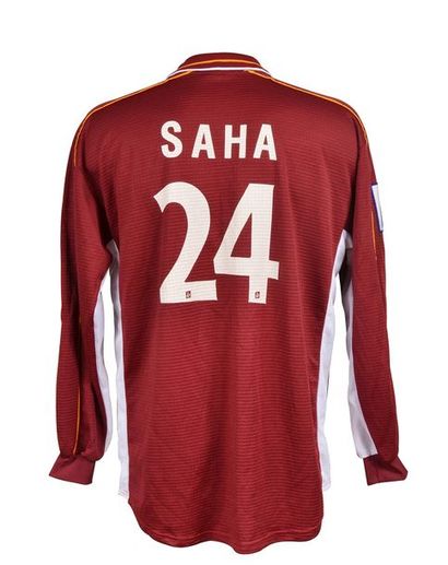 null Louis Saha. Maillot n°24 du FC Metz pour la saison 1999-2000 du Championnat...