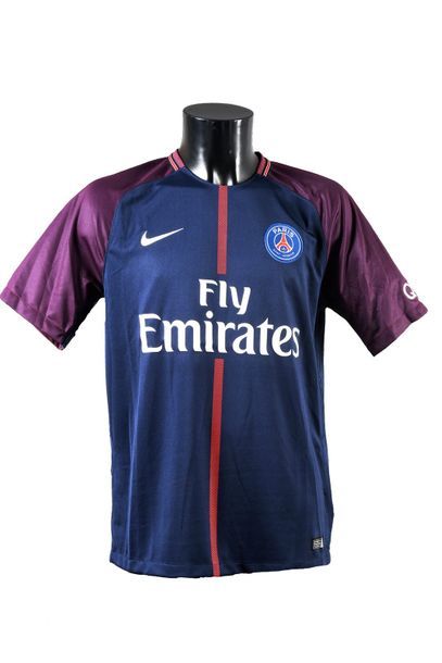 null Kylian Mbappé. Paris Saint-Germain jersey n°29 with the player's signature on...
