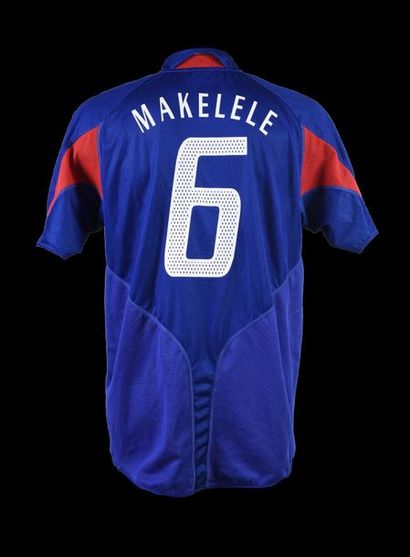 null Claude Makelelele. French team jersey n°6 for the qualifying match for the 2006...