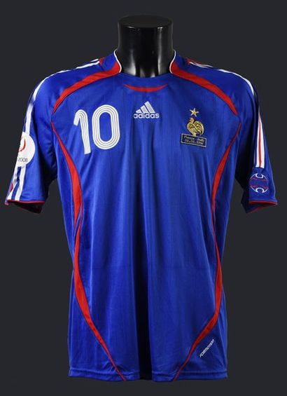 null Julien Faubert. French team jersey n°10 for the qualifying match for the 2008...