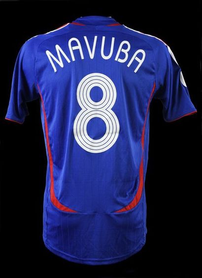 null Rio Mavuba. French team jersey n°8 for the qualifying match for the 2008 European...