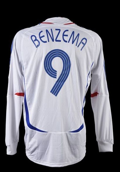 null Karim Benzema. French team jersey n°9 for the friendly match against Morocco...
