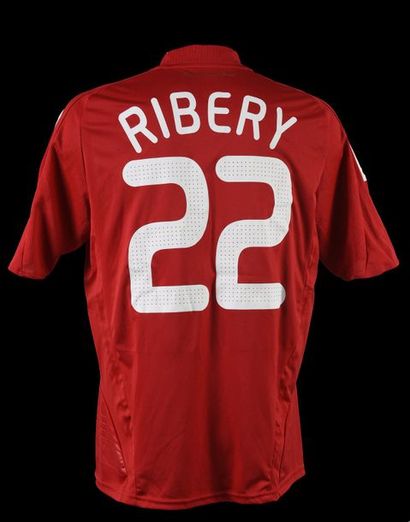 null Franck Ribery. French team jersey n°22 for the friendly against Spain on February...