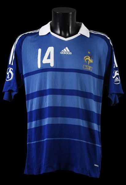 null Rod Fanni. French team jersey n°14 for the friendly against Sweden on August...