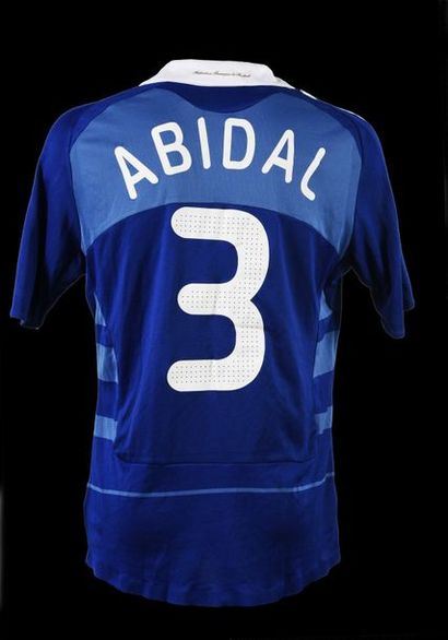 null Eric Abidal. French team jersey n°3 for the friendly against Turkey on June...