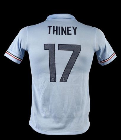 null Gaëtane Thiney. French team jersey n°17 for the friendly against Sweden on February...
