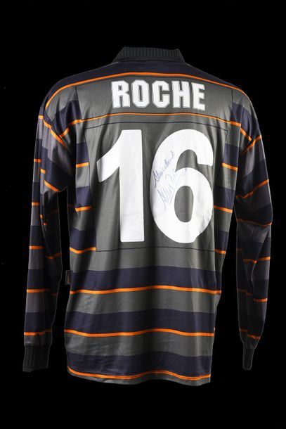 null Alain Roche. Valencia CF jersey n°16 worn during the 1999-2000 season of the...