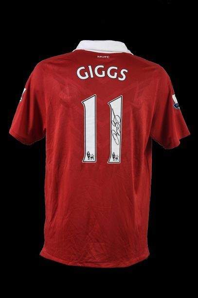 null Ryan Giggs. Manchester United jersey No. 11 worn against Birmingham on 22 January...