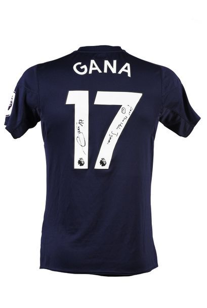 null Idrissa Gueye. (says Gana). Everton jersey n°17 worn during the 2107-2018 season...