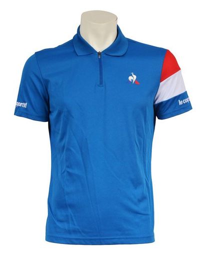 null Richard Gasquet. French team polo shirt worn during its double victory over...