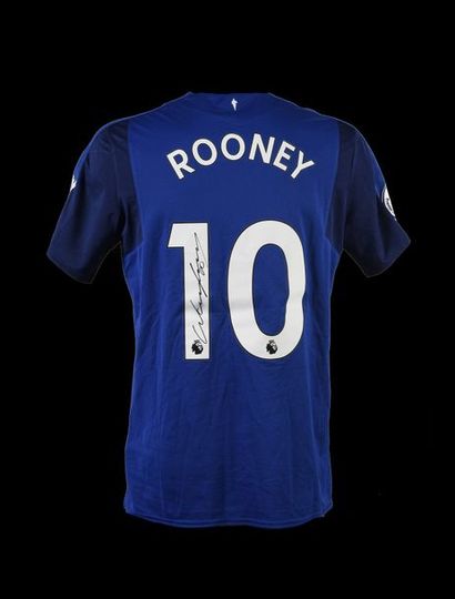null Wayne Rooney. Everton jersey no. 10 worn during the 2017-2018 season of the...