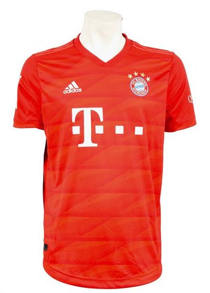 null Benjamin Pavard. Bayern Munich's No. 5 jersey for the 2019-2020 season of the...