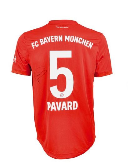 null Benjamin Pavard. Maillot n°5 du Bayern Munich pour la saison 2019-2020 du Championnat...