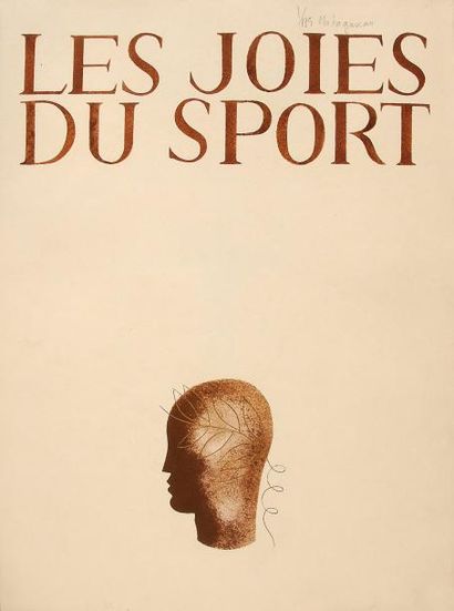 null Les Joies du sport. 1932. Textes manuscrits autographes recueillis par Maurice...