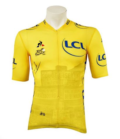 null Yellow jersey of the 19th stage, commemorating the 100th anniversary of its...
