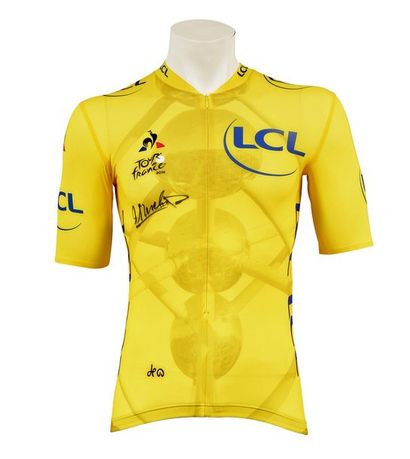 null Yellow jersey of the 2nd stage, commemorating the 100th anniversary of its creation...