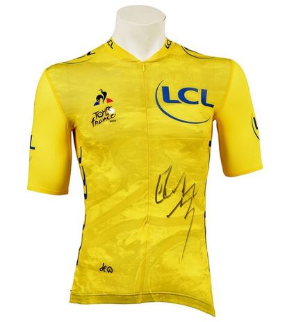 null Yellow jersey of the 20th stage, commemorating the 100th anniversary of its...