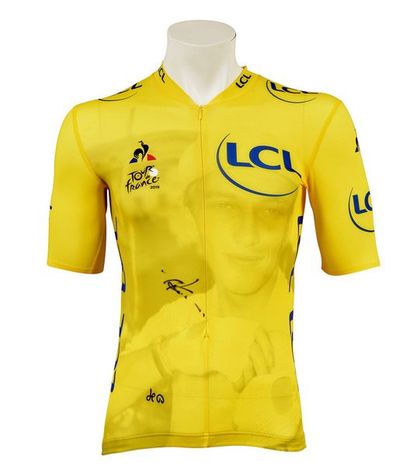null Yellow jersey of the 5th stage, commemorating the 100th anniversary of its creation...