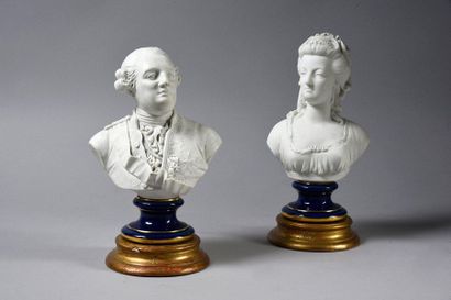ROGUIER Henri-Victor (1743-1809), d'après Le roi Louis XVI et la reine Marie-Antoinette...