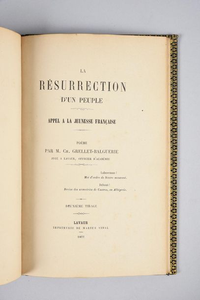 null PATRICE, Marshal of Mac-Mahon (1808-1893).
GRELLET-BALGUERIE M. The resurrection...