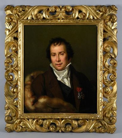ATTRIBUÉ À RENÉ-THÉODORE BERTON (1776-1859) Portrait du docteur Jean-Louis Alibert...