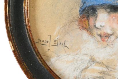 École Française du XIXe siècle Portrait de Mistinguett, née Jeanne Florentine Bourgeois...
