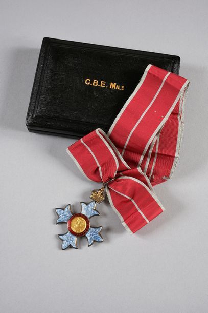 null ORDER OF THE BRITISH EMPIRE.
Model commissioned as a civilian, in enamel with...