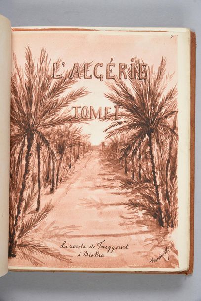 DUCHESSE DE VENDÔME, HENRIETTE * Our Journey to Africa, 1920-1921, (Algeria, Tunisia,...