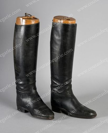 null 
ORLEANS-BRAGANCE, Isabelle, Countess of Paris (1911-2003).
Pair of bridle boots...
