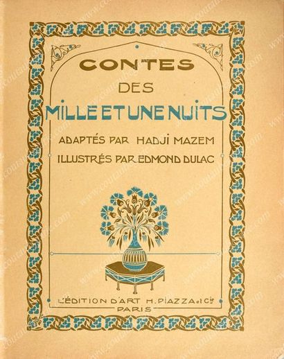 BIBLIOTHÈQUE D'ISABELLE D'ORLÉANS, 
HADJI-MAZEM. Contes des mille et une nuits, edition...