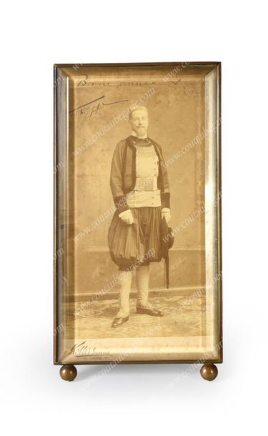 PHILIPPE VIII, duc d'Orléans (1869-1926) 
Photographic portrait signed Koller Karoly...