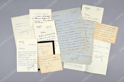 LYAUTEY, Hubert maréchal, 
Set of 9 L.A.S. and C.A.S.: "Lyautey", addressed to Countess...