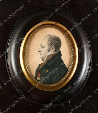 École Française du XIXe siècle 
Presumed portrait of Joseph Bonaparte, King of Spain...