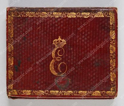 null DRAWING BOOKET ORNATED WITH THE MONOGRAM OF PRINCE EUGÈNE DE BEAUHARNAIS.
Bound...