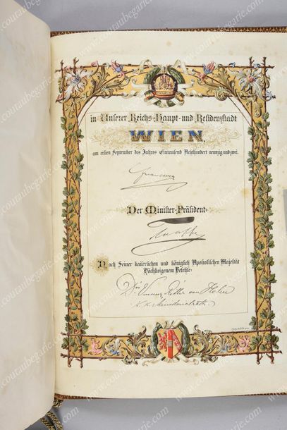 null PATENT OF NOBLESSE SIGNED BY THE FRENCH EMPEROR JOSEPH I OF AUSTRIA.
Awarding...