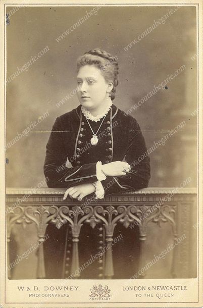 null ROYAL FAMILY OF GREAT BRITAIN.
Set of five photographic portraits of Queen Victoria;...