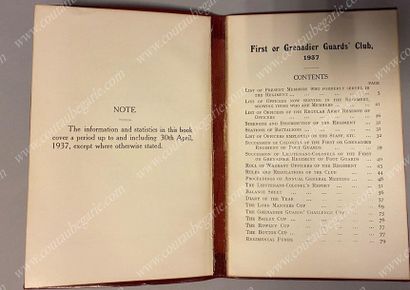 BIBLIOTHÈQUE DU ROI ÉDOUARD VIII, 
The first or Grenadier Guard's Club, 1937, aux...