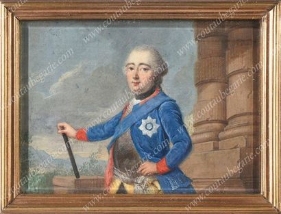 École Allemande du XVIIIe siècle 
Portrait of landgrave Frederick II of Hesse-Cassel...