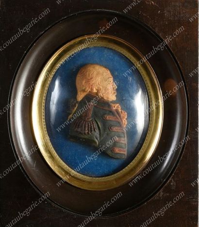 Ecole étrangère du XVIIIe siècle 
Presumed portrait of Emperor Frederick II of Prussia...