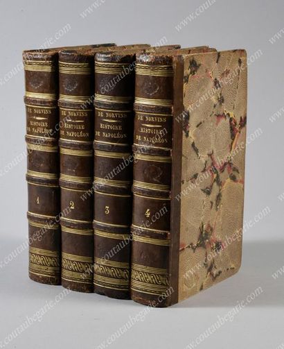 null NORVINS M. de. Histoire de Napoléon, published by Ambroise Dupont in Paris,...