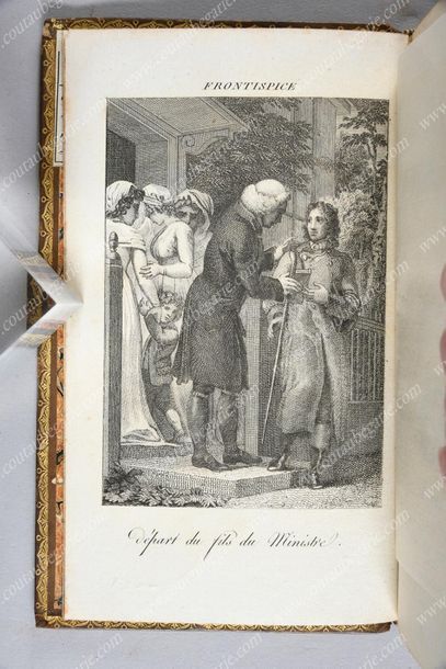 GOLDSMITH Olivier Le ministre de Wakefield, printed in Paris, by F. Louis, 1803,...