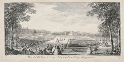 ISRAËL Silvestre (1621-1691) 
Vue de la Maison de Sceaux appartenant à Monsieur Colbert.
Vue...