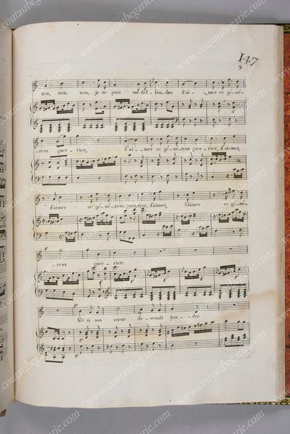 null [MUSIQUE]. Volume contenant 60 partitions musicales de la Lyre des Dames pour...