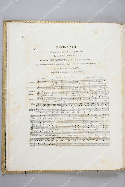 null [ MUSIC PLAYING ] Volume containing two collections of romances for one, two,...