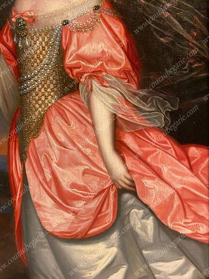 École Française du XVIIe siècle 
Portrait of Louise-Françoise de La Baume Le Blanc,...