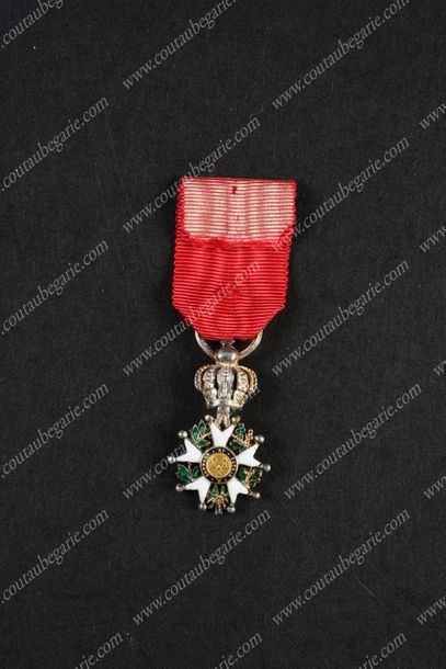 null ORDER OF THE LEGION OF HONOUR - FRANCE.
Miniature insignia of a knight, Restoration...