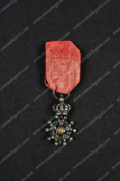 null ORDER OF THE LEGION OF HONOR - FRANCE.
Miniature badge of knight, Second Empire,...