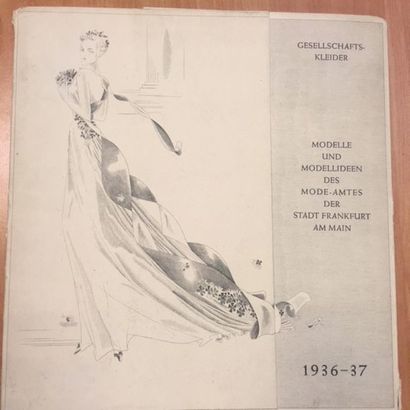 null Album de tendances pour la mode, Robes 1936 -1937, édité en allemand par le...