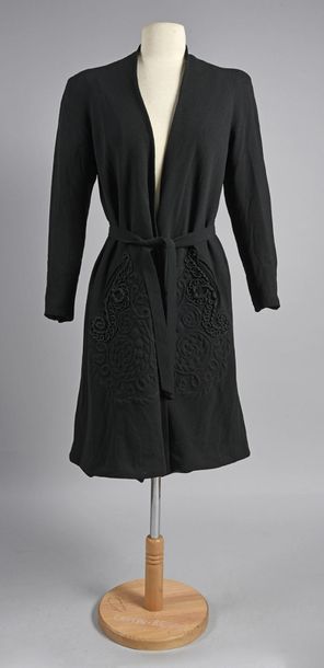null Evening coat designed by Jean Dessès, Paris, circa 1940-1950, medium-length...