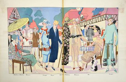 null A.G.B, Art, Goût, Beauté, réunion de quatorze numéros pour 1923 et 1924, revue...